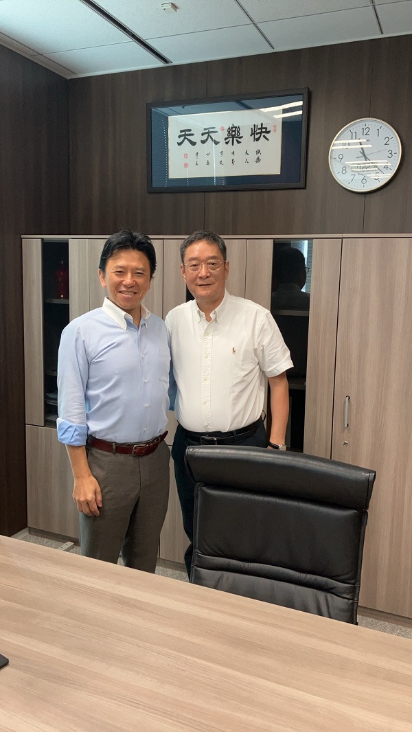 蔡总在东京与丸红Chemix社长真野亮一会面